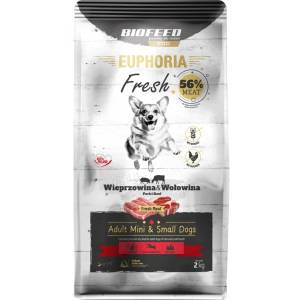 Biofeed EUPHORIA Fresh със свинско и говеждо месо (мини и малки породи) 2 кг