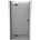 Mexen Mist-H лява душ кабина с врата 85 см, прозрачна, черна - 8A5-085-000-70-00-L (8A5-085-000-70-00-L)