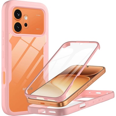 Techsuit Калъф за Honor 600 / 600 Pro - ColorVerse 360 Series + протектор - Techsuit - Розов