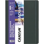 Canson Graduate Mixed Media 21, 6x27, 9 cm, вертикална, 200 g/m2, залепена бяла хартия за рисуване C31200L032 (C31200L032)