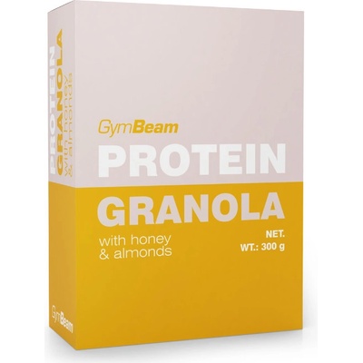GymBeam Proteínová granola s medom a mandľami 300 g