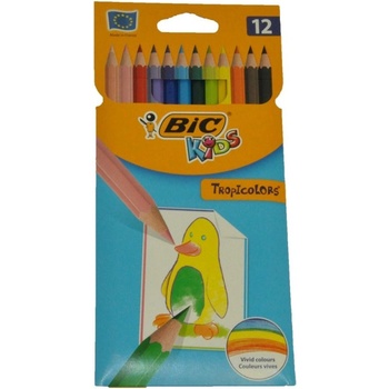 Цветни моливи Бик 12цв. дълги Тропиколор 22503