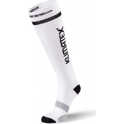 Klimatex Kompresné podkolienky Compress2 White Biela