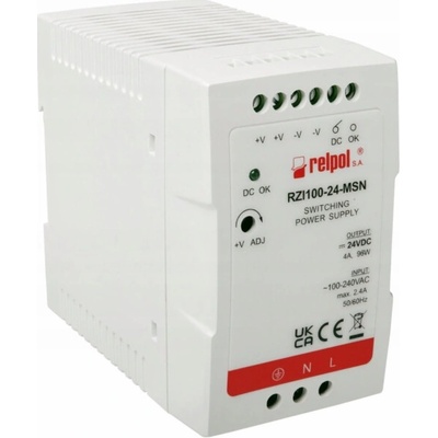 Relpol Modulární spínaný napájecí zdroj 90-264 V AC 24 V DC 2,5 A výkon 60 W 2617009 RZI60-24-MN