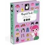 Janod Магнитна книга Janod, Момичета с магнитни дрехи, Наука, 3+г