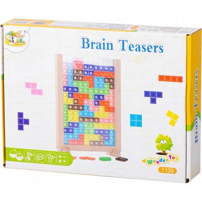 Ikonka Tetris Logická skládačka vícebarevná