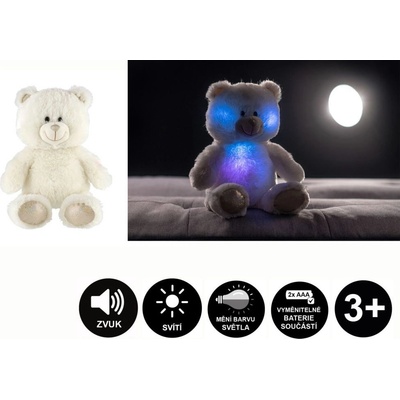 TEDDIES medvedík biely 40 cm