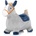 TOYS Детско подскачащо конче със звук сиво (rhhop02402grey)