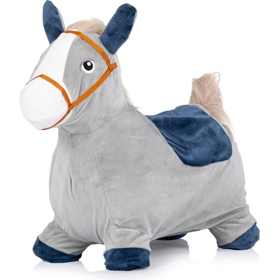 TOYS Детско подскачащо конче със звук сиво (rhhop02402grey)