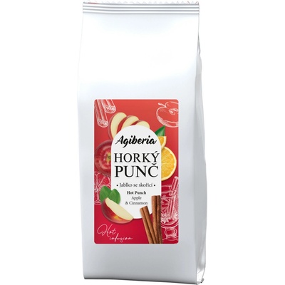 AG FOODS Agiberia Horký punč Jablko se skořicí 1 kg