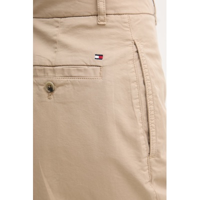 Tommy Hilfiger Къс панталон чино дамски от памук (WW0WW49648)