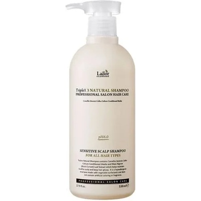 La'dor TripleX3 Natural Shampoo - Шампоан без сулфати 530мл