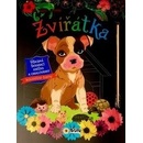 Zvířátka Úžasná škrábací knižka a omalovánky