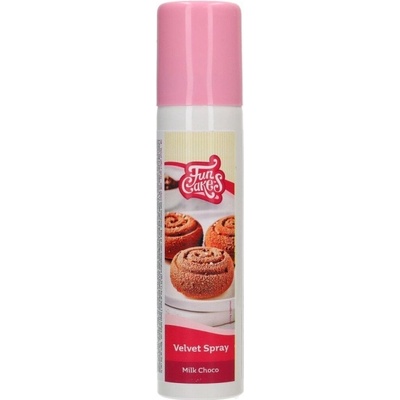 FunCakes SLEVA: Sametový efekt sprej Milk Choco - mléčná čokoláda 100 ml