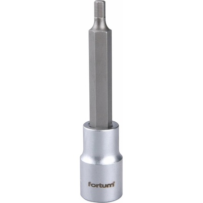 Hlavica zástrčná predĺžená HEX, HX 5, 1/2”, 100mm, FORTUM