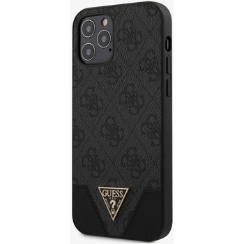 GUESS PU 4G Заден капак с триъгълник за iPhone 12/12 Pro 6.1 Grey Guess | Lilav | ЖЕНИ | UNI