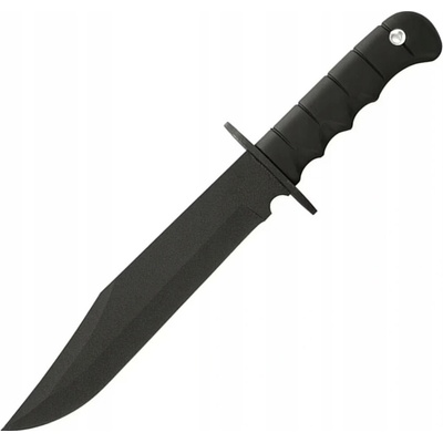 Vojenský taktický Mil-Tec Combat Knife Bowie Black s puzdrom