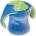 Baby-Nova Тренировъчна чашка с капаче Baby Nova - 220 ml, синя (34119)