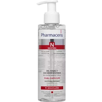 Pharmaceris N-Neocapillaries Puri-Capilium zklidňující čistící gel pro citlivou a zarudlou pleť 190 ml