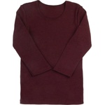 Joha Дамско мериносово термобельо Joha Women's Bouse with 3/4 Sleeves Merino base layer - Burgundy - размер XXL (115-2769-0116)