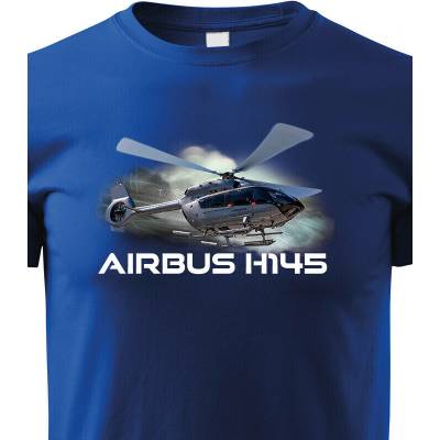 Dětské tričko Airbus Helicopters H145 ModráCanvas Dětské tričko Bezvatriko.cz 3233
