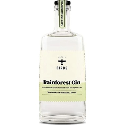 Birds Rainforest Gin 42% 0,5 l (čistá fľaša)