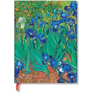 Paperblanks Тефтер Van Goghs Irises, 180 х 230 mm, твърда корица, 72 листа (PB8202-6)