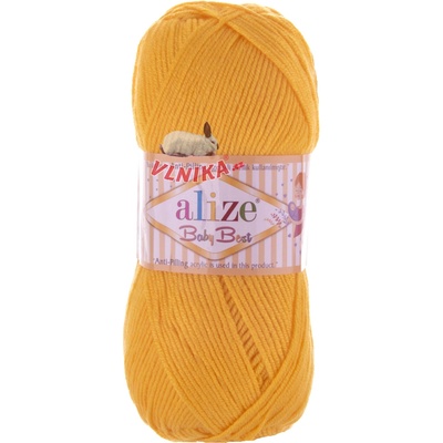 Alize Příze Baby Best Varianta: 216 žlutá