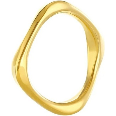 Ornamenti Pozlacený prstýnek Solid gold NI15653