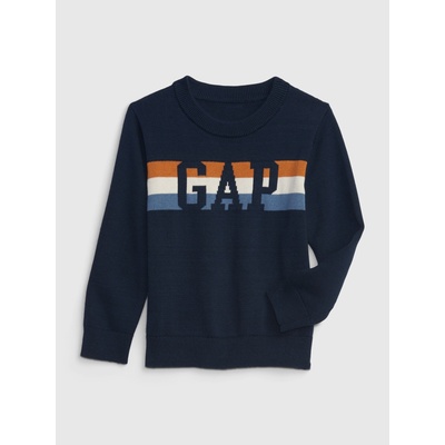GAP Бебешки пуловер с лого на GAP GAP | Sin | Момчешки | 2 години