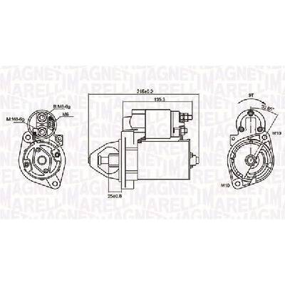 Startér MAGNETI MARELLI 063721075010