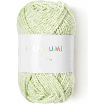 Rico Design Bavlnená háčkovacia priadza Ricorumi dk odtieň 045 pastelově zelená - 1 ks