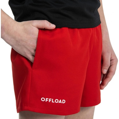Offload ragbyové kraťasy R100 červené
