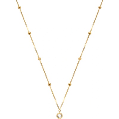 Hot Diamonds Jemný pozlátený náhrdelník DN196