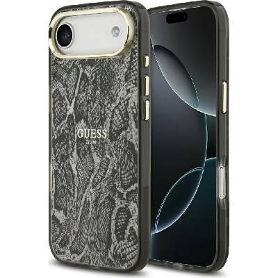 Pouzdro Guess MagSafe se vzorem Python pro iPhone Air - černé