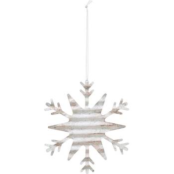 House Doctor Декорация за коледна елха Tin снежинка 2 сребърна (260530102)