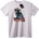 NOONEBRAND Тениска Байкер горила ядосан на пътя - 6XL, White
