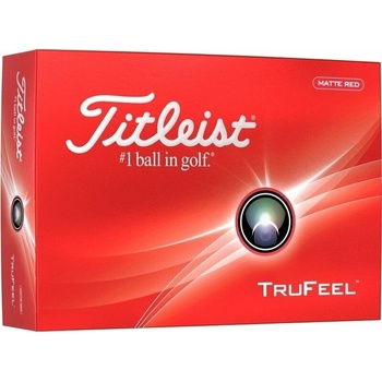 Titleist TruFeel červené 12 ks