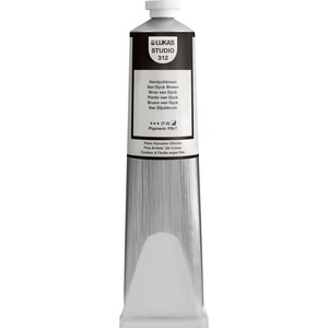 Lukas Studio Aluminium Tube Маслена боя Van Dyck Brown 200 ml 1 бр (703120014)