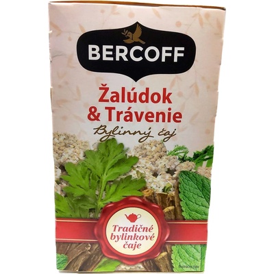 Bercoff Klember Herbal Žalúdok & trávenie bylinný čaj 20 x 1,5 g