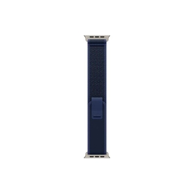 Apple Watch 49mm Loop: Blue Trail Loop - M/L - Natural Titanium Finish (mxtw3zm/a)