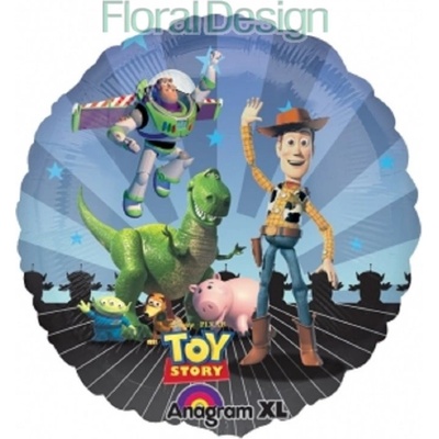 FLEXMETAL Balón foliový 45 cm Kulatý červený