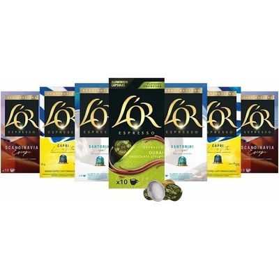 L'OR Espresso Destinations MixPack 70 kapsúl