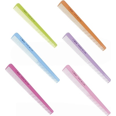 Eurostil Barber Comb Colours pastelový hrebeň 00422/99 18 cm