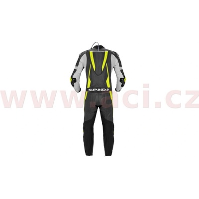 Jednodílná kombinéza Spidi Sport Warrior Perforated Pro černá/žlutá/bílá