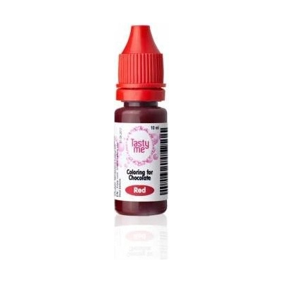 Tasty Me Tekutá farba do čokolády Red 5829 10 ml