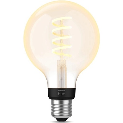 Philips LED žiarovka Hue White Ambiance 7W 550 Filament G93 E27