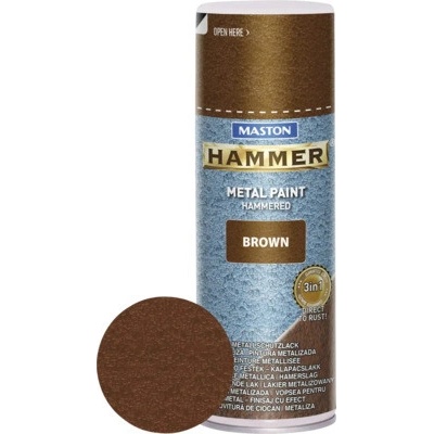 Maston Ochranná kladivková Hammer tmavo hnedá 400 ml