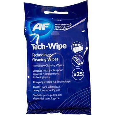 ČISTIACA UTIERKA, K MONITOROM, BEZ ALKOHOLU, VLHKÁ, 25 SK, AF "TECH-WIPES"