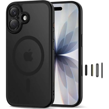 Tech-Protect Кейс Tech-Protect Magpeak Magsafe CC за iPhone 17 - матово черен (5906302333547)